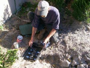 a valve box inspection in Seaside California