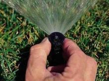 we adjust all Monterey sprinkler heads by hand